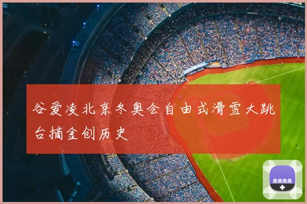 谷爱凌北京冬奥会自由式滑雪大跳台摘金创历史